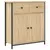 Produktbild 2 för Skänk sonoma-ek 70x30x80 cm konstruerat trä