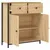 Produktbild 5 för Skänk sonoma-ek 70x30x80 cm konstruerat trä