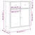 Produktbild 11 för Skänk sonoma-ek 70x30x80 cm konstruerat trä