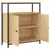 Produktbild 5 för Skänk sonoma-ek 70x30x80 cm konstruerat trä