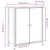 Produktbild 11 för Skänk sonoma-ek 70x30x80 cm konstruerat trä