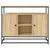 Produktbild 6 för Skänk sonoma-ek 100x35x80 cm konstruerat trä