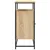 Produktbild 7 för Skänk sonoma-ek 100x35x80 cm konstruerat trä