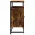 Produktbild 7 för Skänk rökfärgad ek 100x35x80 cm konstruerat trä