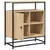 Produktbild 5 för Skänk sonoma-ek 69x35x80 cm konstruerat trä