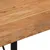 Produktbild 7 för Barbord 110x55x107 cm massivt akaciaträ och järn