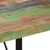 Produktbild 7 för Barbord 110x55x107 cm massivt återvunnet trä och järn