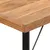 Produktbild 6 för Barbord 180x70x107 cm massivt akaciaträ och järn