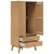 Produktbild 6 för Garderob OLDEN brun 76,5x53x172 cm massiv furu