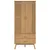 Produktbild 7 för Garderob OLDEN brun 76,5x53x172 cm massiv furu