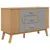 Produktbild 2 för Skänk OLDEN grå & brun 114x43x73,5cm massiv furu