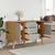 Produktbild 4 för Skänk OLDEN grå & brun 114x43x73,5cm massiv furu