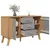 Produktbild 6 för Skänk OLDEN grå & brun 114x43x73,5cm massiv furu