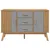 Produktbild 8 för Skänk OLDEN grå & brun 114x43x73,5cm massiv furu