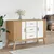 Produktbild 3 för Skänk OLDEN vit och brun 114x43x73,5cm massiv furu