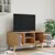 Produktbild 4 för Tv-bänk OLDEN grå och brun 114x43x57 cm massiv furu