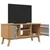 Produktbild 6 för Tv-bänk OLDEN grå och brun 114x43x57 cm massiv furu