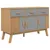 Produktbild 2 för Skänk OLDEN grå & brun 114x43x73,5cm massiv furu