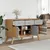 Produktbild 4 för Skänk OLDEN grå & brun 114x43x73,5cm massiv furu