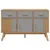 Produktbild 8 för Skänk OLDEN grå & brun 114x43x73,5cm massiv furu