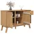 Produktbild 6 för Skänk OLDEN brun 114x43x73,5 cm massiv furu