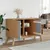 Produktbild 4 för Skänk OLDEN grå & brun 114x43x73,5cm massiv furu