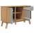 Produktbild 7 för Skänk OLDEN grå & brun 114x43x73,5cm massiv furu