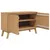 Produktbild 7 för Skänk OLDEN brun 114x43x73,5 cm massiv furu