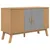 Produktbild 2 för Skänk OLDEN grå & brun 114x43x73,5cm massiv furu