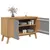 Produktbild 6 för Skänk OLDEN grå & brun 114x43x73,5cm massiv furu