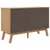Produktbild 10 för Skänk OLDEN grå & brun 114x43x73,5cm massiv furu