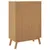 Produktbild 9 för Skänk OLDEN grå & brun 85x43x125 cm massiv furu