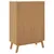 Produktbild 9 för Skänk OLDEN vit och brun 85x43x125 cm massiv furu