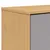 Produktbild 9 för Skoskåp OLDEN grå & brun 55x35x120 cm massiv furu
