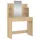 Sminkbord med spegel sonoma-ek 96x39x142 cm