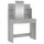 Sminkbord med spegel grå sonoma 96x39x142 cm