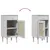 Produktbild 9 för Sängbord SENJA rottinglook vit 40x35x80 cm massiv furu