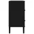 Produktbild 7 för Sidobord SENJA rottinglook svart 80x40x80 cm massiv furu