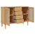 Produktbild 6 för Sidobord SENJA brun 112x40x80 cm massiv furu