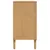 Produktbild 7 för Sidobord SENJA brun 112x40x80 cm massiv furu