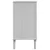 Produktbild 7 för Sidobord SENJA rottinglook vit 112x40x80 cm massiv furu