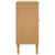 Produktbild 7 för Sidobord SENJA rottinglook brun 80x35x80 cm massiv furu