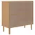Produktbild 8 för Sidobord SENJA rottinglook brun 80x35x80 cm massiv furu