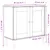 Produktbild 10 för Sidobord SENJA rottinglook vit 80x35x80 cm massiv furu