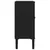 Produktbild 7 för Sidobord SENJA rottinglook svart 80x35x80 cm massiv furu