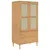 Produktbild 2 för Garderob SENJA rottinglook brun 90x55x175 cm massiv furu