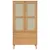 Produktbild 5 för Garderob SENJA rottinglook brun 90x55x175 cm massiv furu