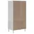 Produktbild 8 för Garderob SENJA rottinglook vit 90x55x175 cm massiv furu