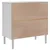 Produktbild 8 för Sidobord SENJA rottinglook vit 80x40x80 cm massiv furu