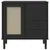 Produktbild 5 för Sidobord SENJA rottinglook svart 80x40x80 cm massiv furu
